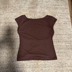 Elegant Brown Women's Top